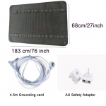 27''&times;76'' hingav maandusmatt voodi maanduspadja jaoks magamiseks libisemisvastane PU-nahast maandusmadrats koos maandusjuhtmega