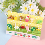 12 tk puuviljakorja hambaork peokaunistus Loomade koomiksite toit puuviljakahvlid