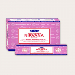 Satya Nag Champa Nirvana viirukipulgad Agarbatti 180 grammi karp | 12 pakki 15 grammi karbis | Ekspordi kvaliteet m pruun
