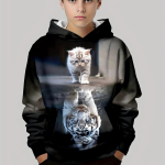 Lasteriided Pusad pikkade varrukatega laste kampsun Multifilm Lastemood Kassiprint T&uuml;drukute Suveriided Poiste top 140CM