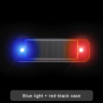 Mini Led p&auml;ikeseenergia auto hoiatustuli &Ouml;ine turva simuleeritud traadita vargusvastane hoiatuslamp Vilkuv n&auml;iv h&auml;irelamp