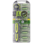 Kaijirushi Razor Xfit For Sensitive Skin Value Pack 8 pcs. Men's Disposable Razors for Men Men's Disposable