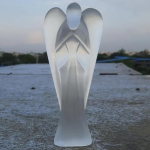 Taskutiivad inglikuju Seleniidist kujukesed Vaimse &uuml;henduse kaitsekristall Inglikristall