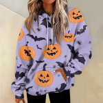 Naiste vabaaja moeprindiga pikkade varrukatega pullover Hoodies dressipluusid S