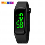 Moment beauty SKMEI kaubam&auml;rgi moodne LED-meeste ja naiste elektrooniline k&auml;ekell veekindla &otilde;hukese integreeritud korpusega k&auml;ev&otilde;ruga sinine