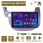 Android Carplay autoraadio Honda Fit Jazz 2007-2013 jaoks multimeediam&auml;ngija peaseade stereo GPS-navigatsioon BT WIFI 4+64GB 4+64GB,LHD