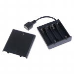 4 X Aa USB akukarp 5 V LED-ribavalgustite USB mini toiteallika jaoks