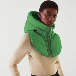 Talvised &uuml;likerged kapuutsiga m&uuml;tsid naistele meeste soe s&otilde;rmus sall Balaclava m&uuml;ts kael t&otilde;mblukuga pingutuspael mantel sall l&uuml;hike paak top L/XL roheline