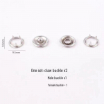 Beebi roomavad riided, metallist varjatud pandla paigaldamise t&ouml;&ouml;riist: Viie k&uuml;&uuml;nega pandlatangid 50 sets of buttons