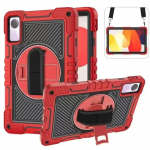 Xiaomi RedMi Pad SE 11 2023 tahvelarvuti &uuml;mbris Xiaomi RedMi Pad SE 11 p&otilde;rutuskindel Kickstand Kids Case k&auml;epideme &otilde;larihm HUAWEI Matepad SE 10.4 inch punane