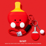 Lauatennisereketi &uuml;mbris Huawei Freebuds Pro 2 3 4 5i 6i Cartoon Silikoonist Soft Shelli vaba klambrita kaitse&uuml;mbris For HW Free Clip