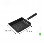 Jaapani stiilis Tamagoyaki kandiline pann Mittenakkuv paks muna p&otilde;letatud majapidamises omlett hommikus&ouml;&ouml;gipann Maifan kivi v&auml;ike pann one size