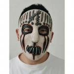 Heavy Metal Rock Bandi lateksmask Scary Skeleton Halloweeni maskid beež