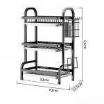 Kompaktne n&otilde;uderest Multifunktsionaalne n&otilde;udekuivatusrest Roostekindel k&ouml;&ouml;gin&otilde;ude kuivatusrest 2 layers&S