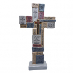 Virnastatud kalju, graveeritud inspiratsioonis&otilde;nad Cross