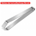 Roostevabast terasest mikrolaineahju juukseklambriga luu eemaldamise t&ouml;&ouml;riist k&ouml;&ouml;gi vidin. Kitchen tool diagonal clip