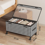 Voodialune ratastega voodialune panipaik Suure mahutavusega riiete panipaik K&otilde;rgus 30 cm S&auml;&auml;stke ruumi Riiete organiseerimiskarp Clear Cover-S