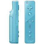 2-in-1 Wireless Remote Controller et Wii avec MOTION PLUS de protection Silicone Case W - B - P Bleu