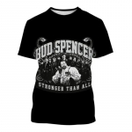 Bud Spencer Terence Hill 3D prinditud T-s&auml;rgid Meeste Naiste Mood T&auml;navar&otilde;ivad Suur l&uuml;hikeste varrukatega T-s&auml;rk Y2K Unisex r&otilde;ivad 3XL