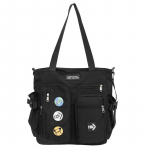 Meeste kullerkott, &uuml;likoolilinnaku klassi &otilde;lakott, &otilde;pilase &otilde;lakott, suure mahutavusega naiste kandekott must