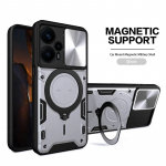 Libistatav kaamera objektiivi &uuml;mbris Motorola Moto EDGE 30 40 Pro 20 Lite Ultra 5G Neo EDGE 50 Pro Plus jaoks, magnetiline soomus, metallist r&otilde;ngashoidik, tugijalg, kate for Moto Edge 30 Neo lilla