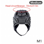 Professionaalse jalgpalli jalgpallikiiver Ragbi Scrum Cap peakaitse V&auml;ravavahi m&uuml;ts Peakaitse P&otilde;rutuskindel peakate Jalgpalli v&auml;ravavaht as the picture