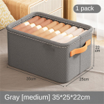 Majapidamisriiete hoiukast Kokkupandav riidest hoiukast Suure mahutavusega riidekapp Sahtel Riidep&uuml;ksid Hoiukast 1PCS