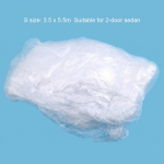 Universaalne auto tolmukate tolmukindel vihmakindel auto kaitsekilp PE l&auml;bipaistev kile veekindel UV-vastane autoriiete kate