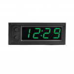 3 &uuml;hes Auto Digitaalkell Termomeeter Voltmeeter Sees ja V&auml;ljas Auto Temperatuur Aku Pinge Monitor M&otilde;&otilde;dik DC 12V roheline