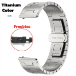 22 mm luksuslik titaanrihm Samsung Galaxy Gear S3 STtaanisulamist rihmast metallist k&auml;ev&otilde;ru Huawei GT5 5Pro 4 3 2e 46 mm Correa jaoks Universal 22MM width