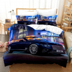 Sportauto Luksuslik Voodipesukomplekt Tekikott Magamistoa Tekikatted &Uuml;hekohaline Kaksik Kuningsuuruses Tekikate Kodutekstiil EU Single 135x200cm