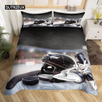 J&auml;&auml;hoki tekikottide komplekt 2/3 tk J&auml;&auml;hoki sporditeki kate Pol&uuml;ester J&auml;&auml;hoki ketaspall Kuningas Kuninganna suuruses tekikate lastele poistele EU single(135x200cm)