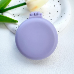 Massaaži kokkupandav peegelkamm meigipeegel v&auml;ike kammitasku kaasaskantav peegelkamm &otilde;hkpadja kamm t&uuml;drukutele massaaži&otilde;hupalli kamm sinine