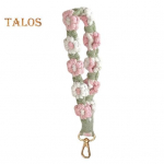 Boho makramee telefoni randmerihm k&auml;sitsi kootud mobiiltelefoni kaelapael v&otilde;tmehoidja randmepael v&otilde;lu kadumisvastane telefoni kett naistele t&uuml;drukutele B