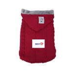 S&uuml;gis-talvine villase puuvilla mantel v&auml;ikestele koertele - Kolmev&auml;rviline, kahe jala disain S (1-3 lbs) hall v&auml;rv