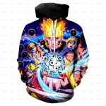 Naruto Naruto Organisation Kakashi Lustful Immortal Same 3D Printed Hoodie Hoodie COS Children Thick Hoodie Laste kapuuts 130