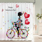 Flower Butterfly Girl Dushikardin Veekindel Vannituba Armas Naine Haldjas Du&scaron;ikardin Pol&uuml;esterriidest Kodusisustuskonks W120xH180cm