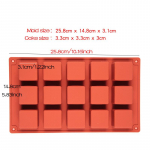 Metallist kuubikujuline ruudukujuline silikoonvorm kookide kaunistamise t&ouml;&ouml;riistade jaoks 3D p&ouml;&ouml;rleva vahuga dessert-koogivormid k&ouml;&ouml;gik&uuml;psetamiseks