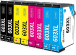 Cartouches d'encre - Epson - 603XL - Pack de 8 - Compatible - Multi-couleurs