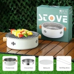 Multifunktsionaalne kodune grillgrill Mittenakkuv grillahi &otilde;ues telkimine s&ouml;ega BBQ-grill Kaasaskantavad piknikud s&ouml;egrillid