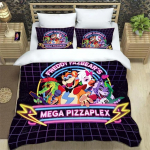 F-Five-Nights At Freddy's FNAF voodipesukomplekt King Twin Double Boys voodipesu Mirkofiibrist v&otilde;i pol&uuml;estrist tekikott AU Single(140x210cm)