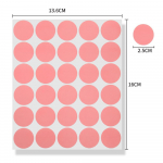 V&auml;rvilised t&auml;pppaberist etikettide kleebised &ndash; &uuml;mmargused, t&uuml;hjad ja kaetud k&auml;sitsi klassifitseerimiseks