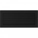 Ventilatsioonikaas 17x37 must koos ruloodega