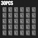 Tugevad kleepuvad konksud Pildiraami hoidik Plakat Fotokell Ilma puurimiskonksudeta Veekindel k&ouml;&ouml;k Vannitoa riidepuu kruvikonksud 30PCS