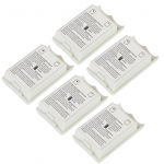 5 TK universaalne asenduspatarei korpuse kattekomplekt XBOX 360 kontrolleri jaoks (Valge) must