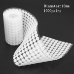 1000/3000 Paari Liimipael Tugeva Liimiga Pael kinnitus 10/15/20mm Kahepoolne Liimikinnitus Pael Konksud Kettad Valge 1000 Pairs