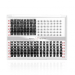 Veyesbeauty ALL-IN-ONE Lash Clusters DIY individual clusters Invisible Band 192 Clusters 8-18mm Lash Tray