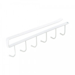 Multifunktsionaalne 6 konksuga kohvitassi kruusihoidja must valge konksud riiul Multifunktsionaalne k&ouml;&ouml;gikapp Mitmesugused asjad Korraldaja panipaik