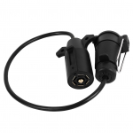 Haagise pistiku adapterid 7 kontaktiga, ohutu, usaldusv&auml;&auml;rne ja vastupidav kahepealine USA-EL haagise pistik auto pistikupesade jaoks