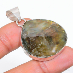 Labradorite Handmade 925 Sterling Silver Gift Jewelry Pendant 1.69 w8t30